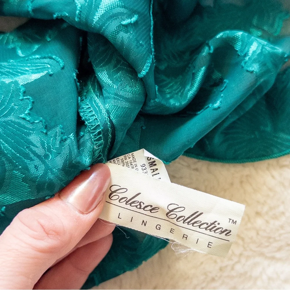 Elegant Teal Floral Lace Women's Top